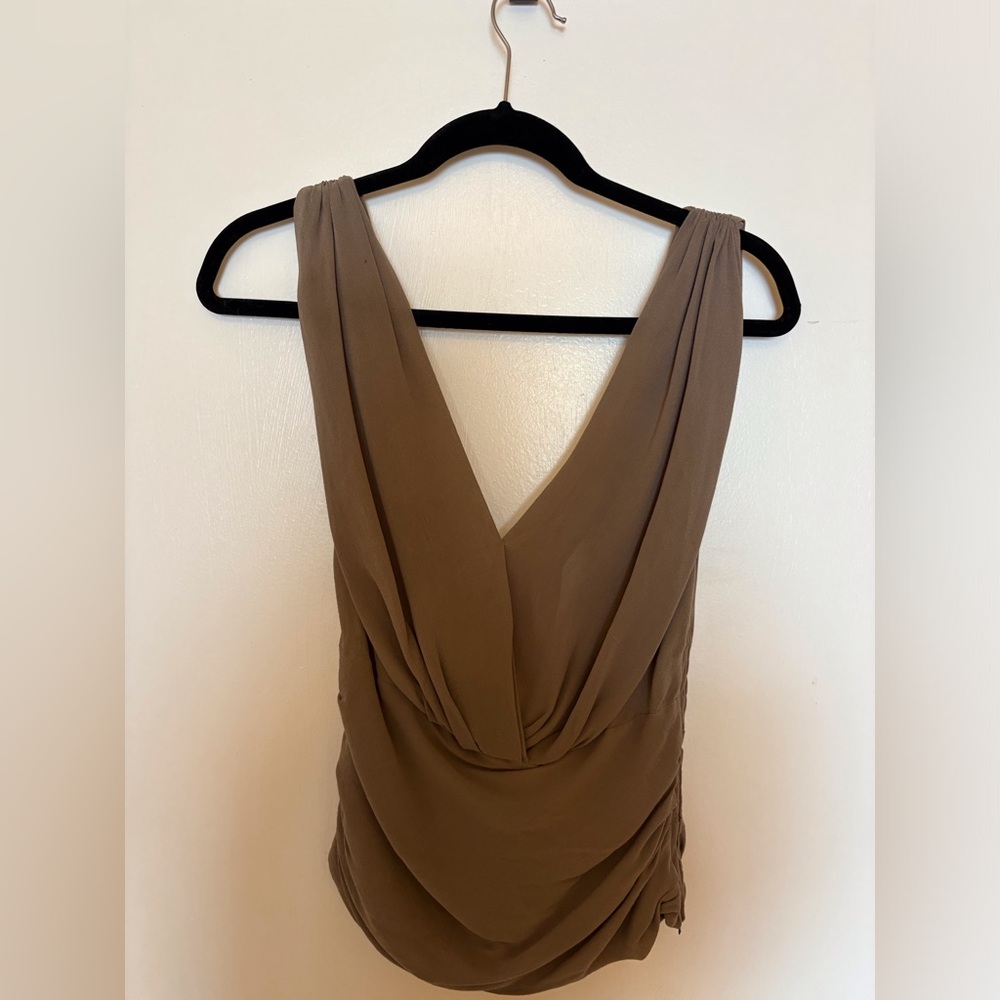 Isabel Marant Tan Blouse Tank Top